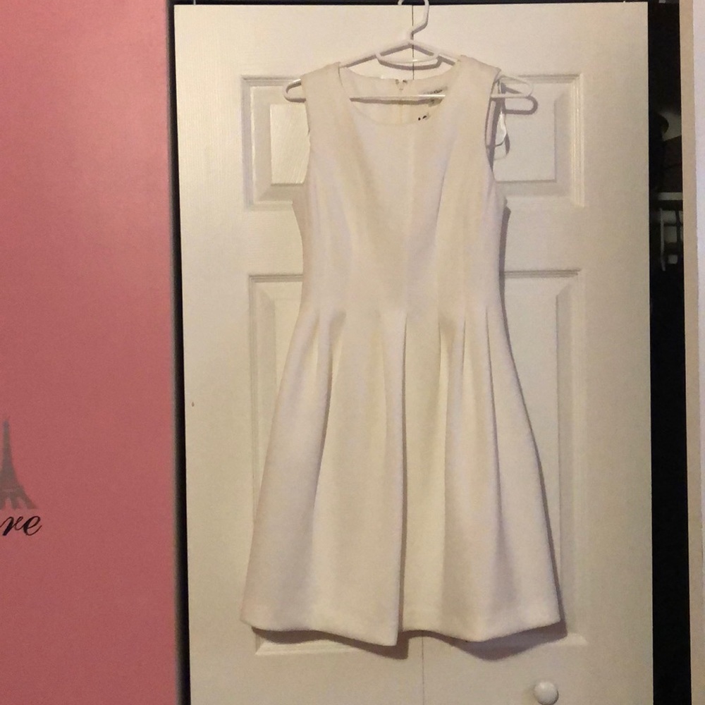 White cocktail dress